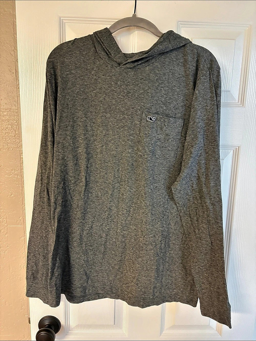 Vineyard Vines Edgartown Hoodie Men's Gray Size Medium